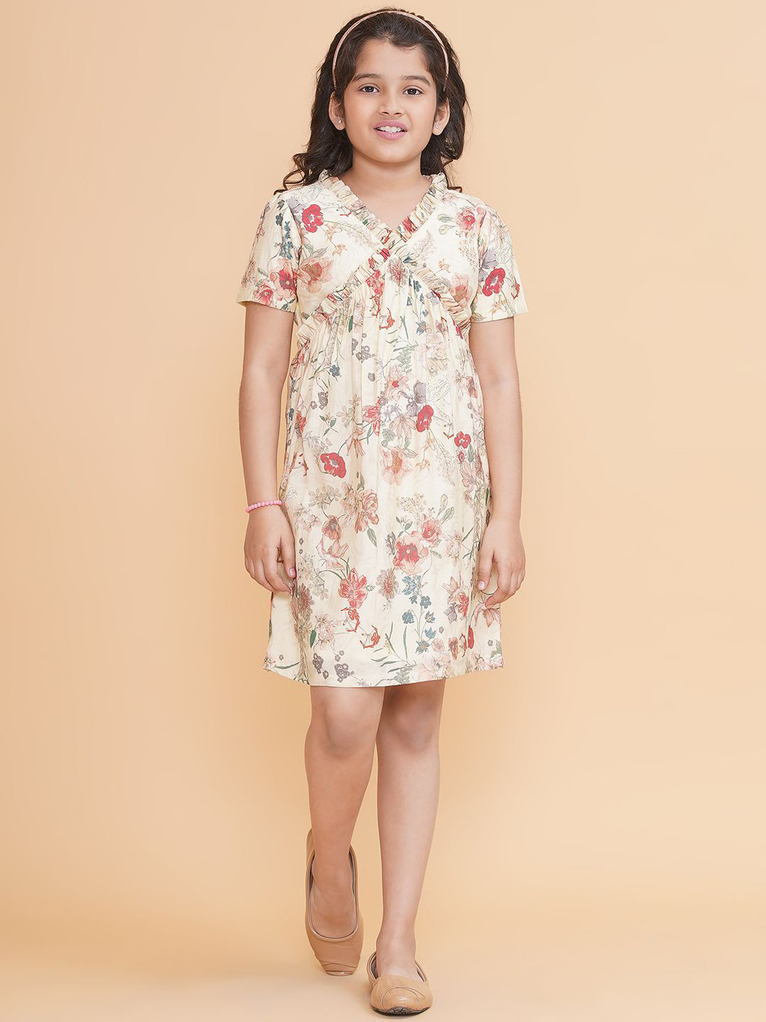 PICCOLO Floral Print Fit & Flare Dress