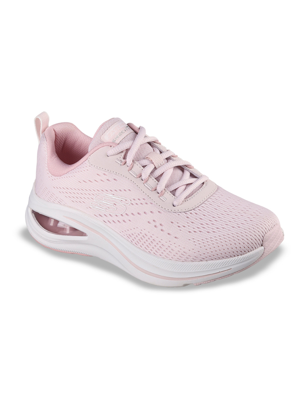 Skechers Women Laser Cuts Lace Up Sneakers