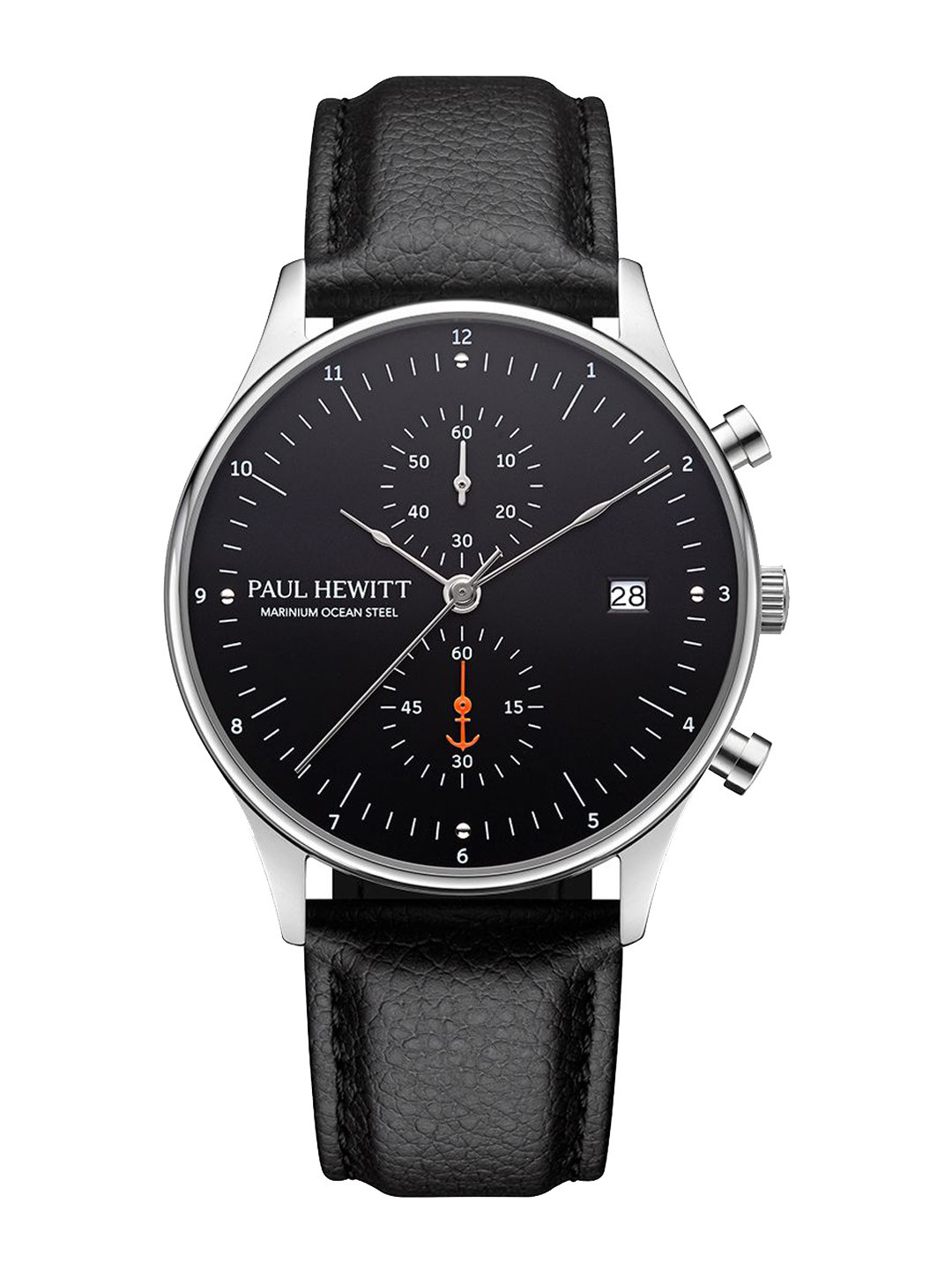 PAUL HEWITT Chrono Men Round Dial & Leather Straps Analogue Watch PH-W-2036