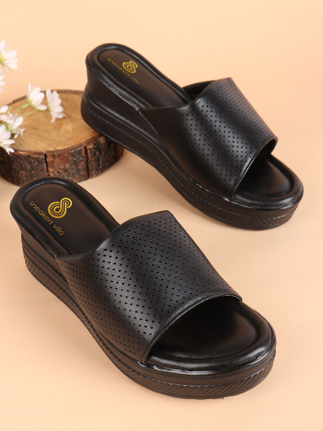 sneakers villa Womens Casual Wedge Sandals