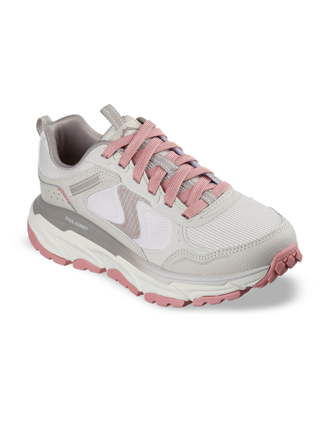 Skechers Womens D'LUX JOURNEY Casual Lace Up Sneakers