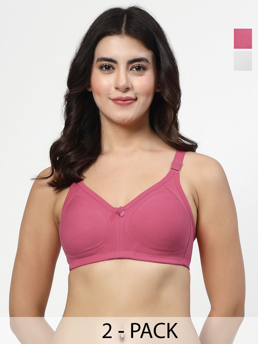 LILY iranos Women Pack Of 2 Full Coverage Minimizer Bra