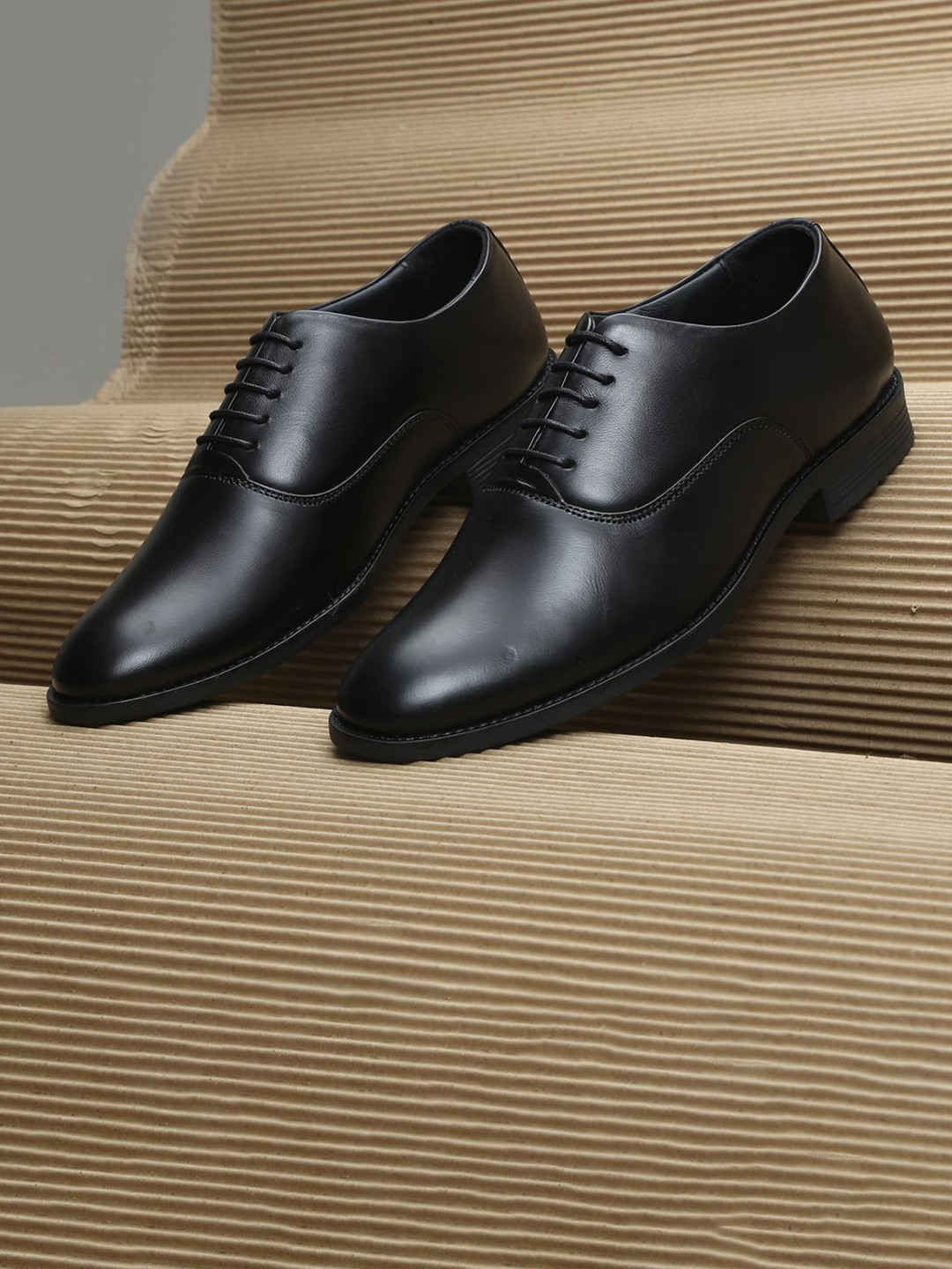 Field Care Men Leather Lace-Up Formal Oxford