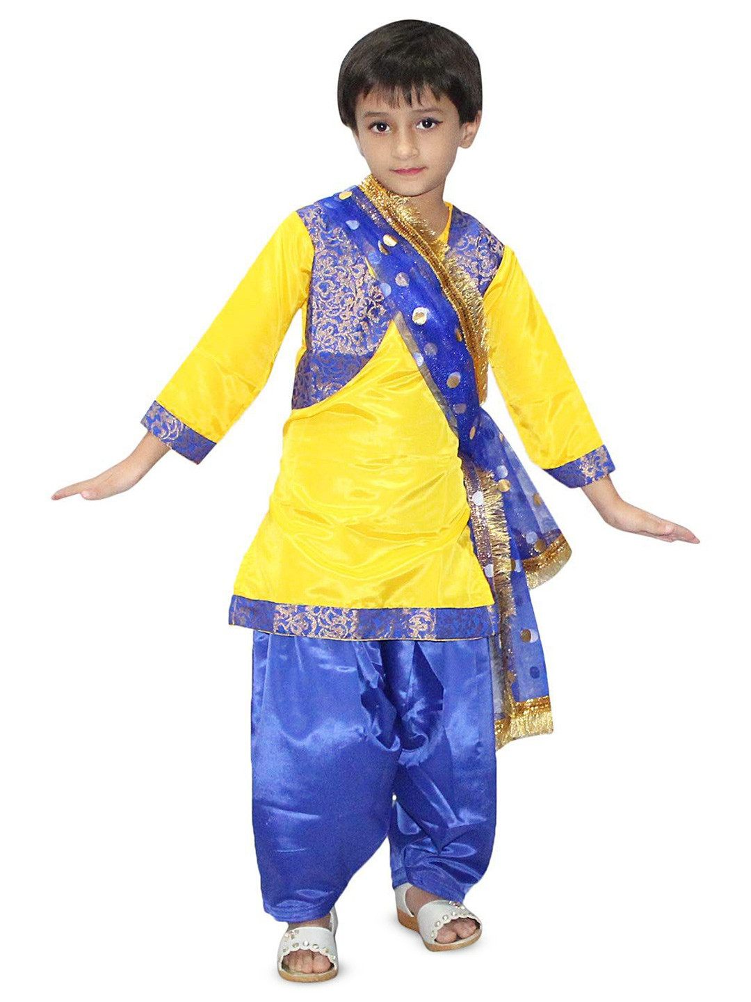 Kaku Fancy dresses Punjabi Folk Dance Salwar Suit with Dupatta