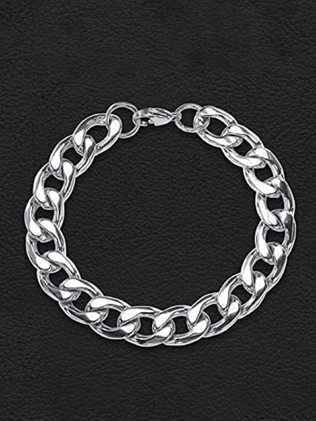 FIMBUL Premium Silver Sterling Silver Curb Link Bracelet