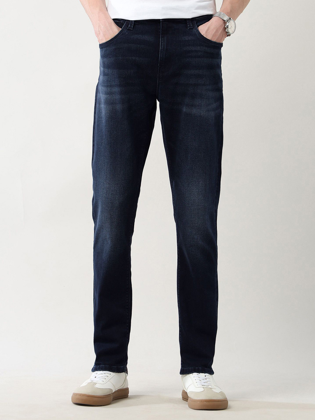 Arrow New York Men Slim Fit Heavy Fade Jeans