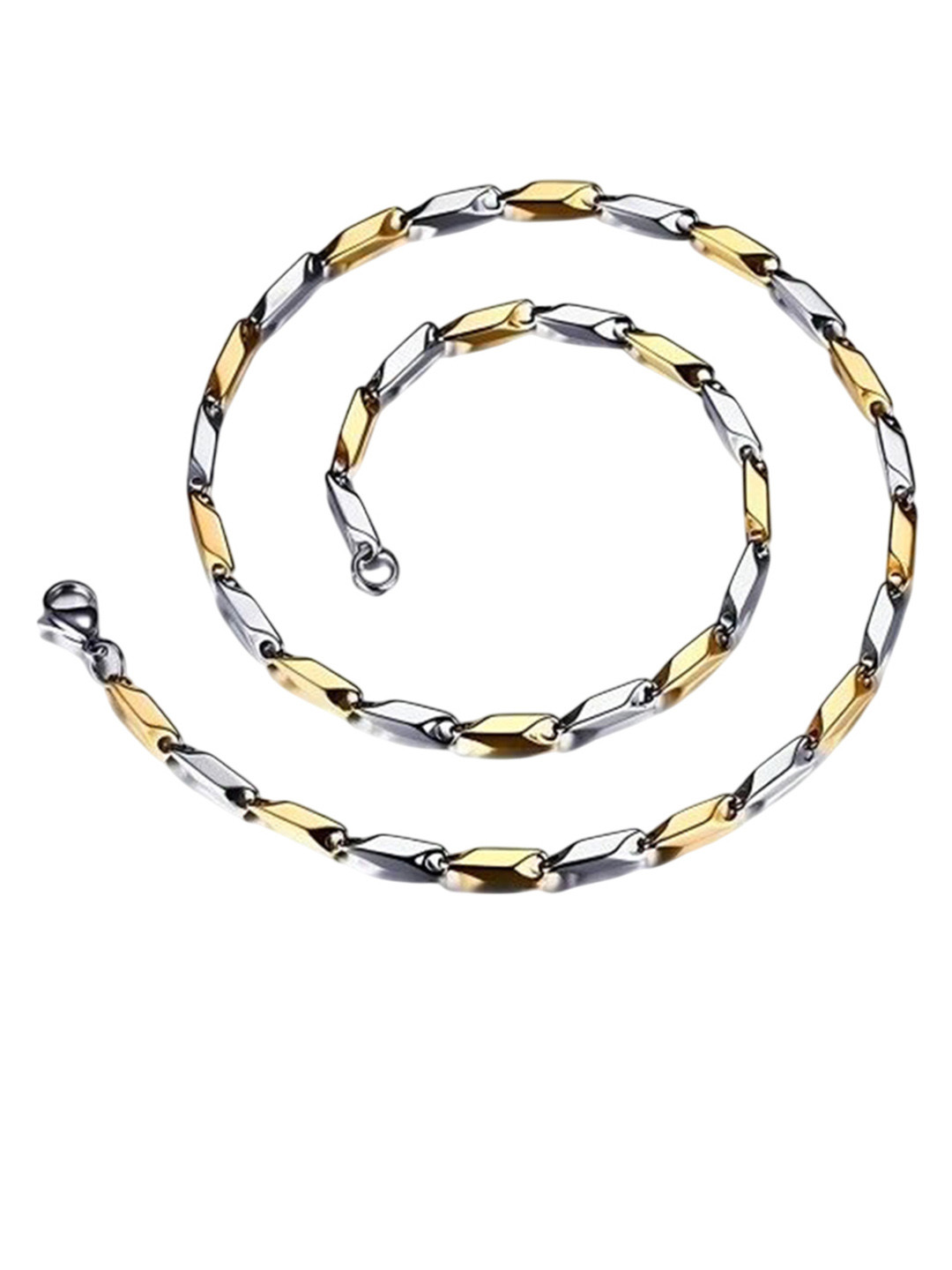Ringzinnie Gold-Plated Diamond Shaped Pendants With Chains