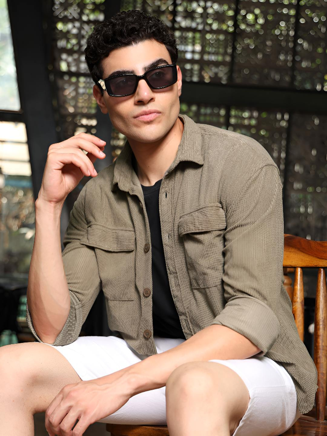 Bushirt Oversized Corduroy Shacket