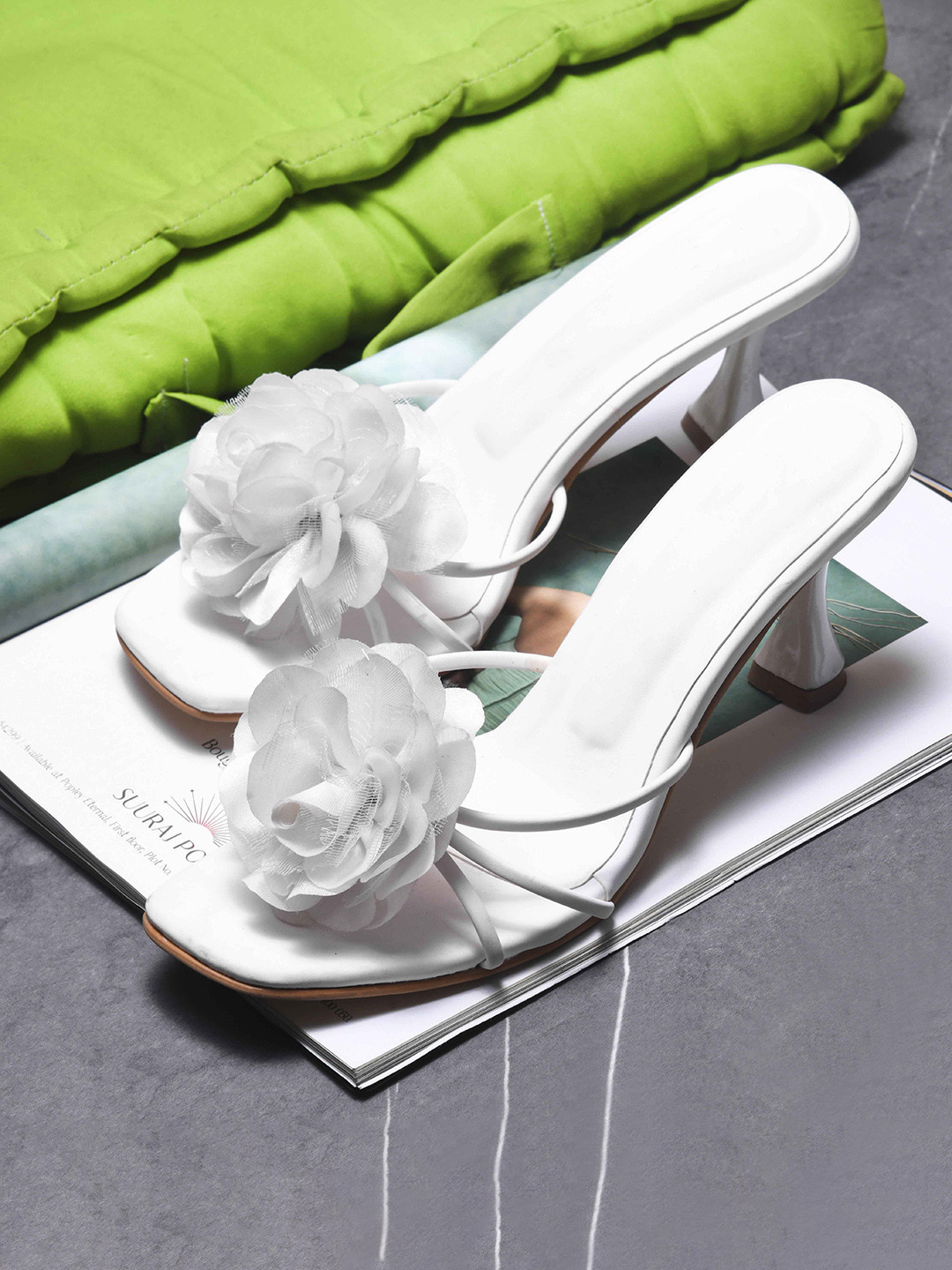 Froh Feet Women Flowered stilettoes heel