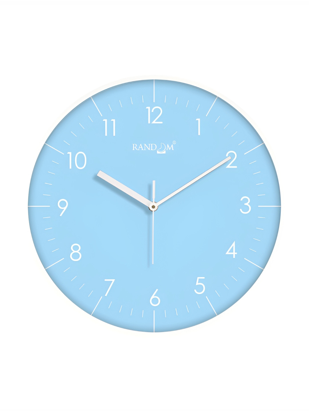 RANDOM Blue & White Contemporary Wall Clock