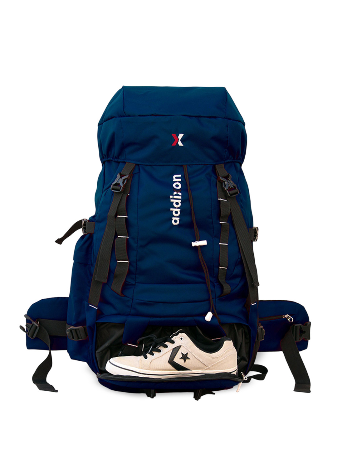 Addixon Travel Bag Hiking With Shoe Compartment Large Rucksack 70 L