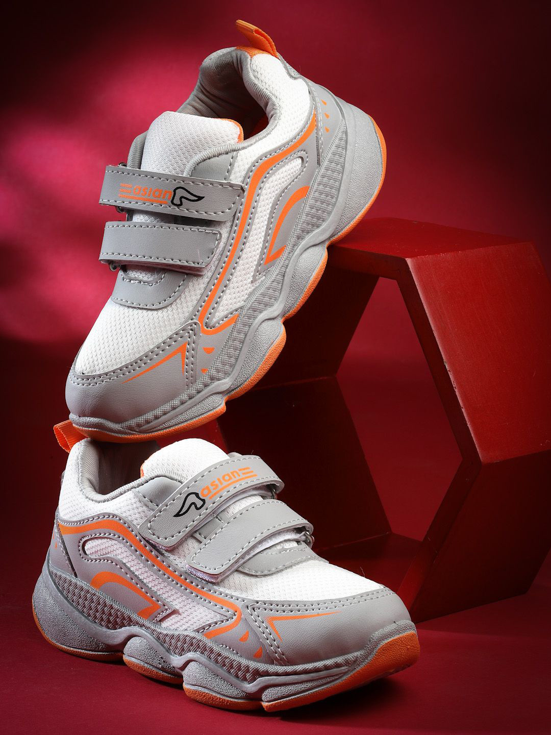 ASIAN Kids Mesh Running All-Rounder Non-Marking Shoes