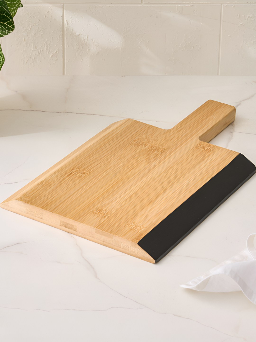 Home Centre Brown 2025 Bamboo 1 Pieces Food Platter