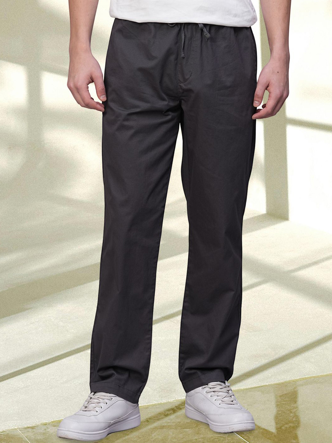 PRONK Mid-Rise Regular Trousers