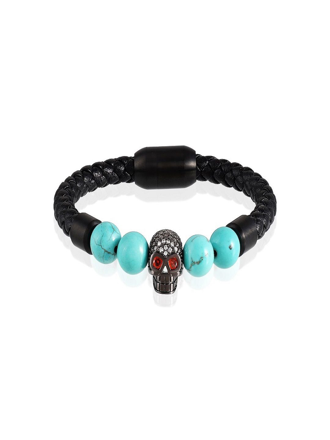 Nirvana Men Turquoise Wraparound Bracelet