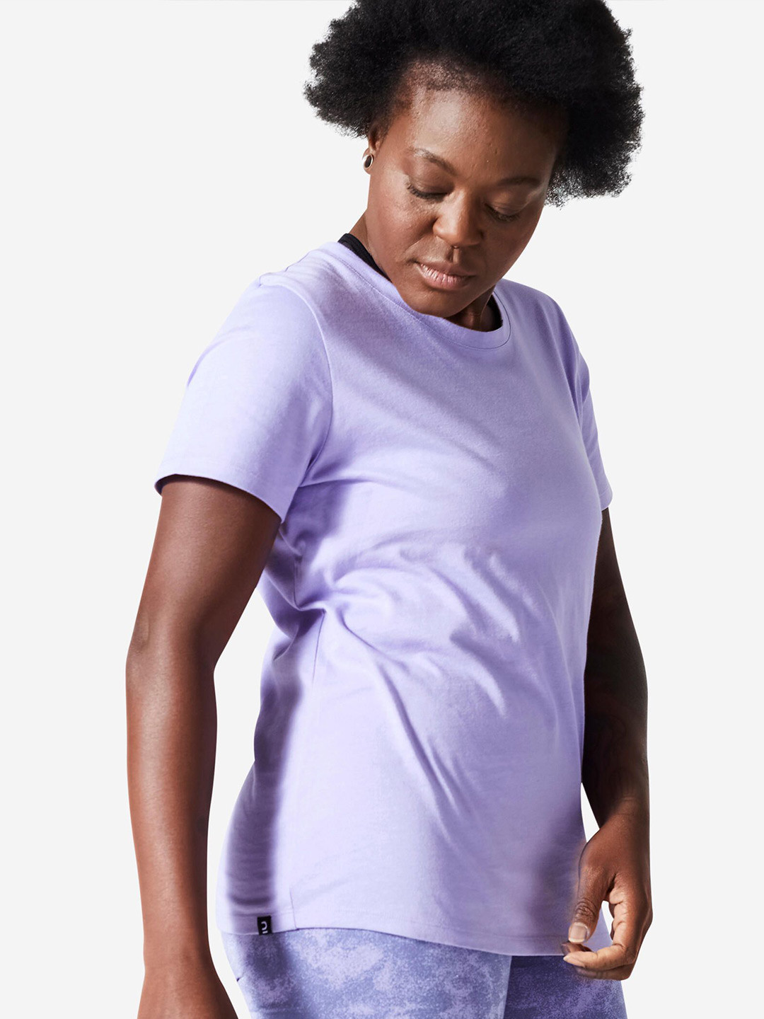Decathlon DOMYOS - Women Cotton Essentials Short Sleeve T-shirt