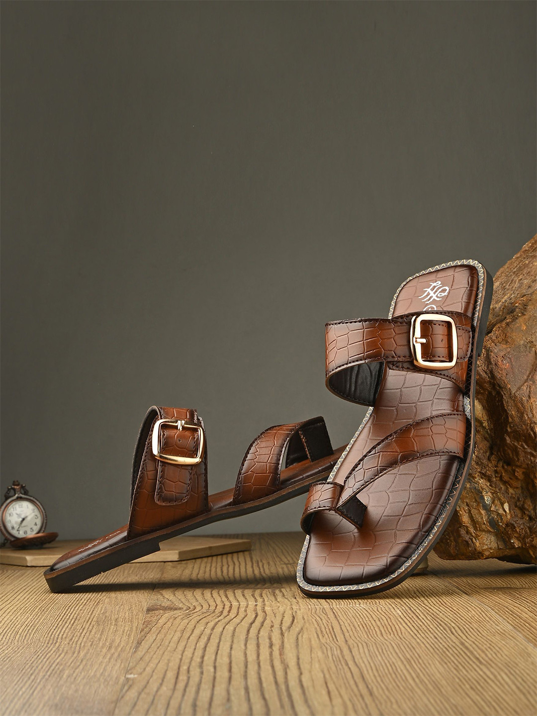 House Of Pataudi Men Comfortable Ethnic Sandals