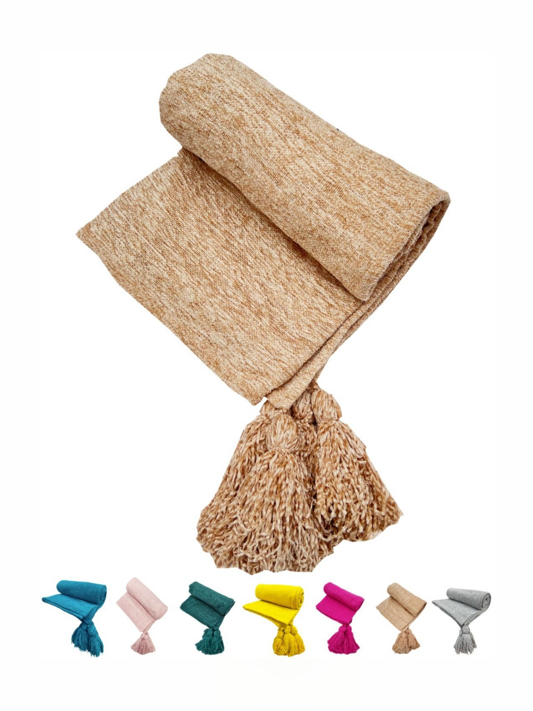 Fashion Throw Beige Comforter Sofa Throw