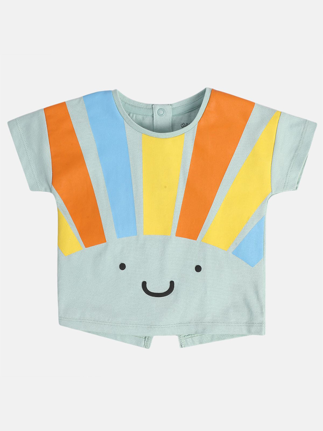 MINI KLUB Print Extended Sleeves Cotton Top
