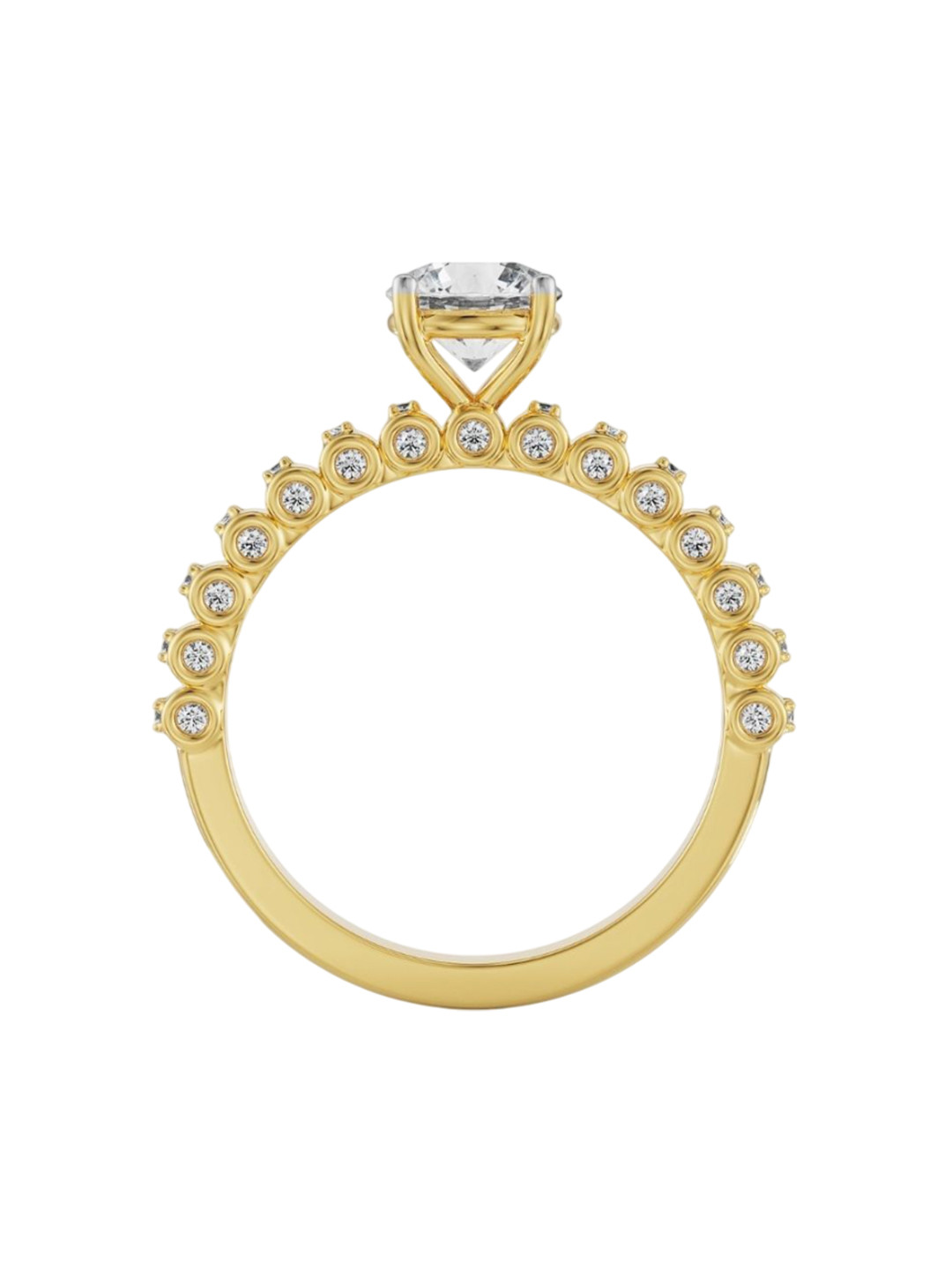 Emori Athena Lab Diamond Ring in 18KT Gold