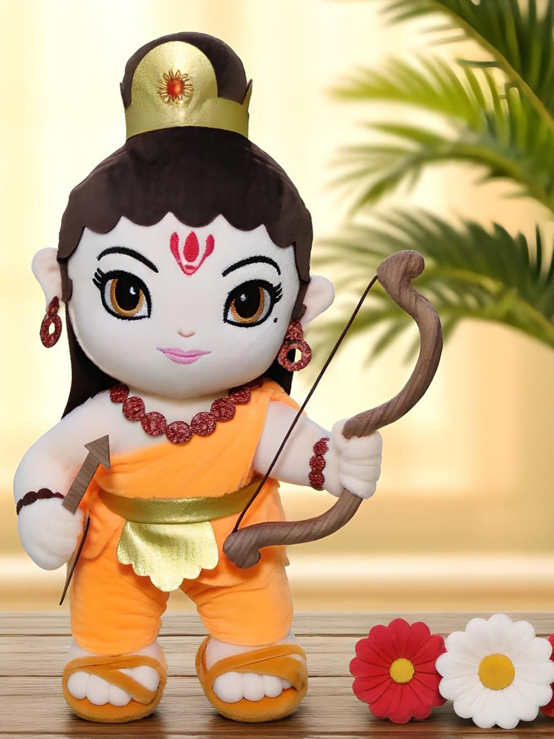 AURBO Kids Mantra Chanting Baby Sri Ram Musical Soft Plush Toy