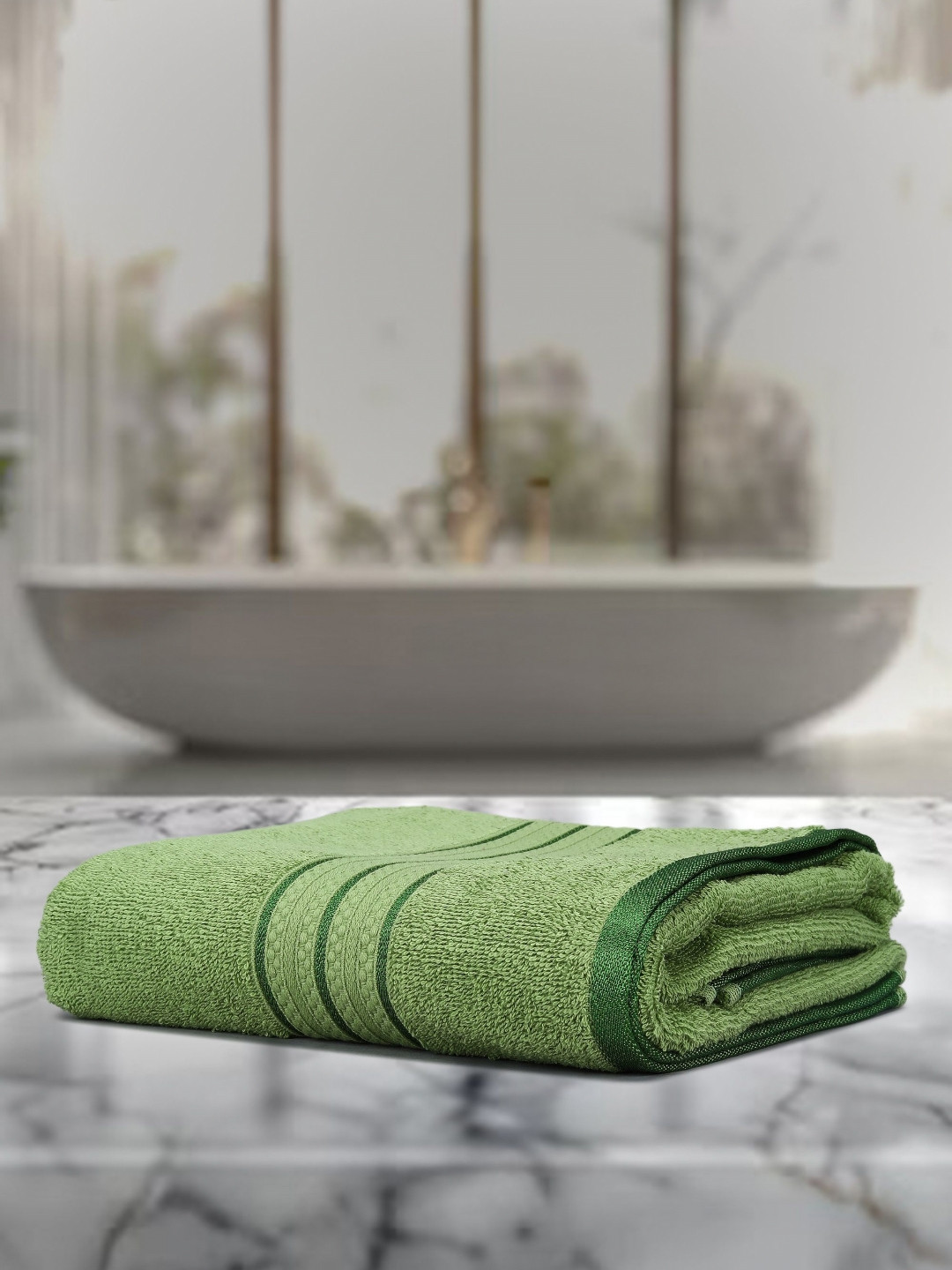 Dollar Socks Sea Green 1 Cotton 600 GSM Bath Towel