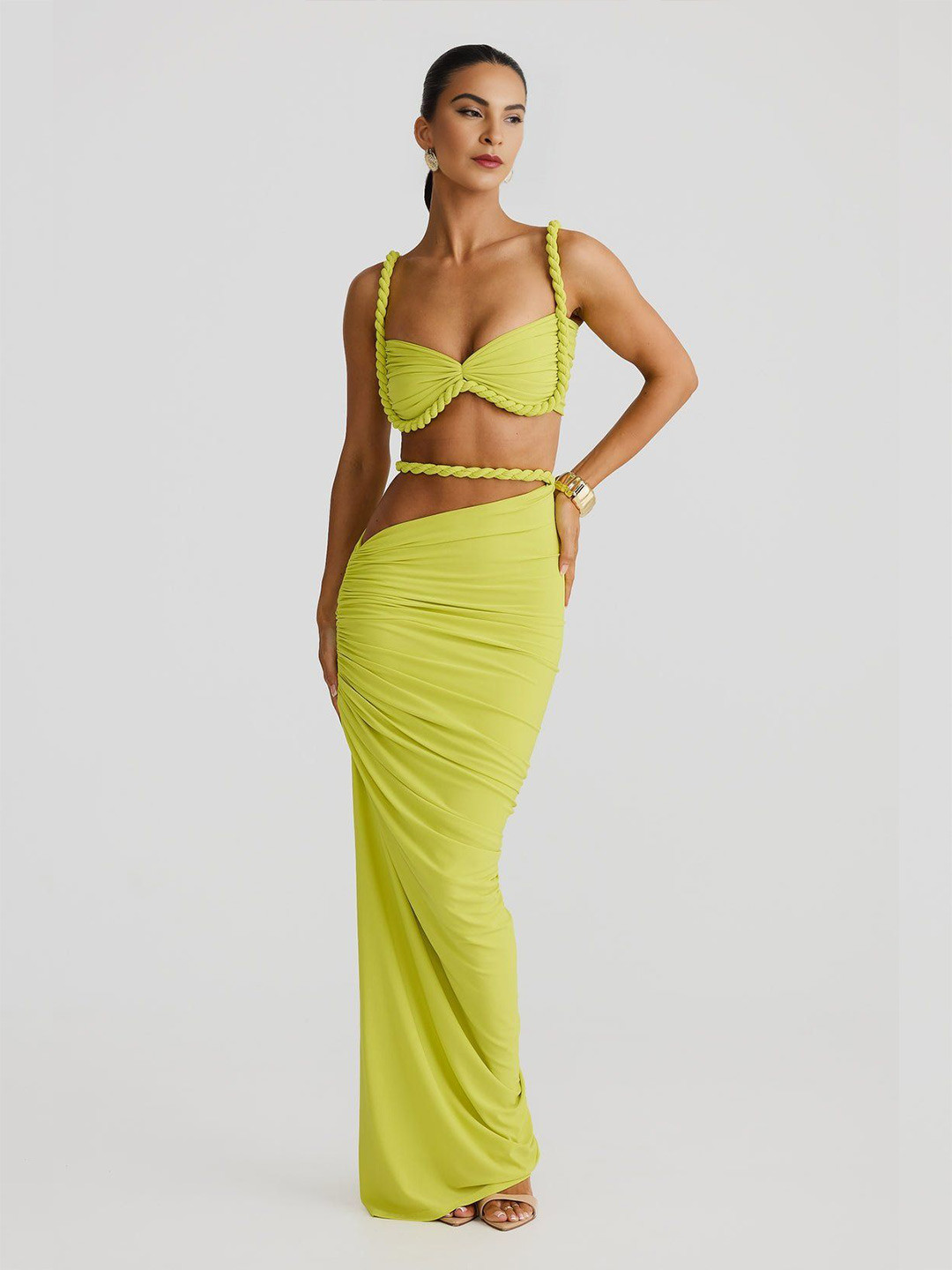 Bee Boe Coastal Charm Maxi Pencil Skirt