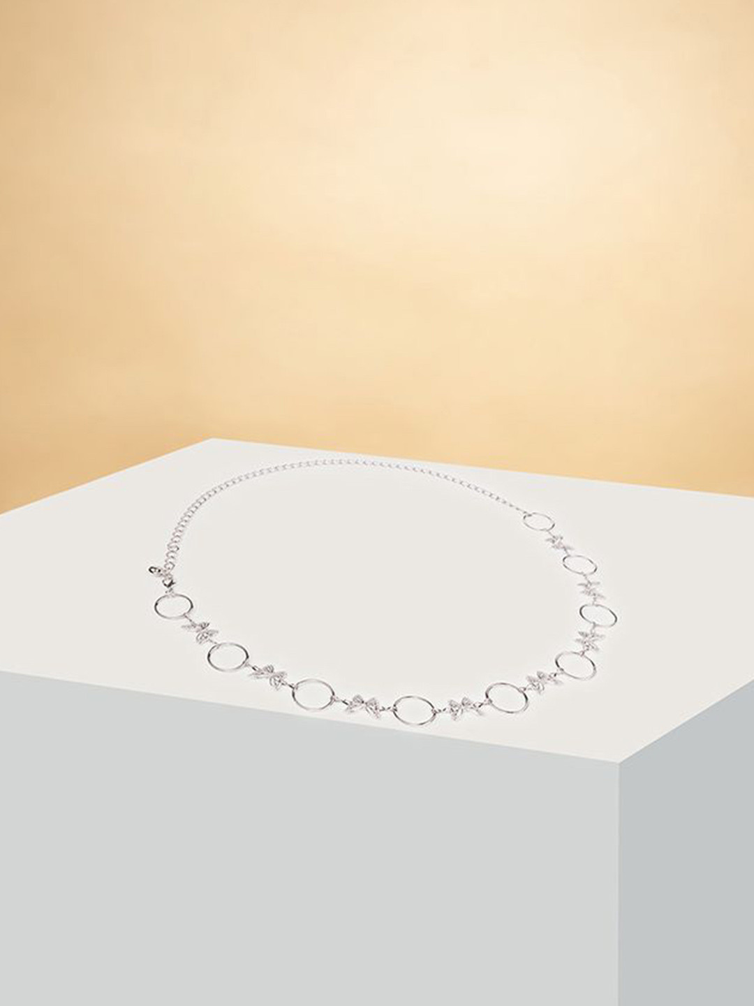 Forever Glam by Pantaloons Stone-Studded Waist Chain Saree Accessories