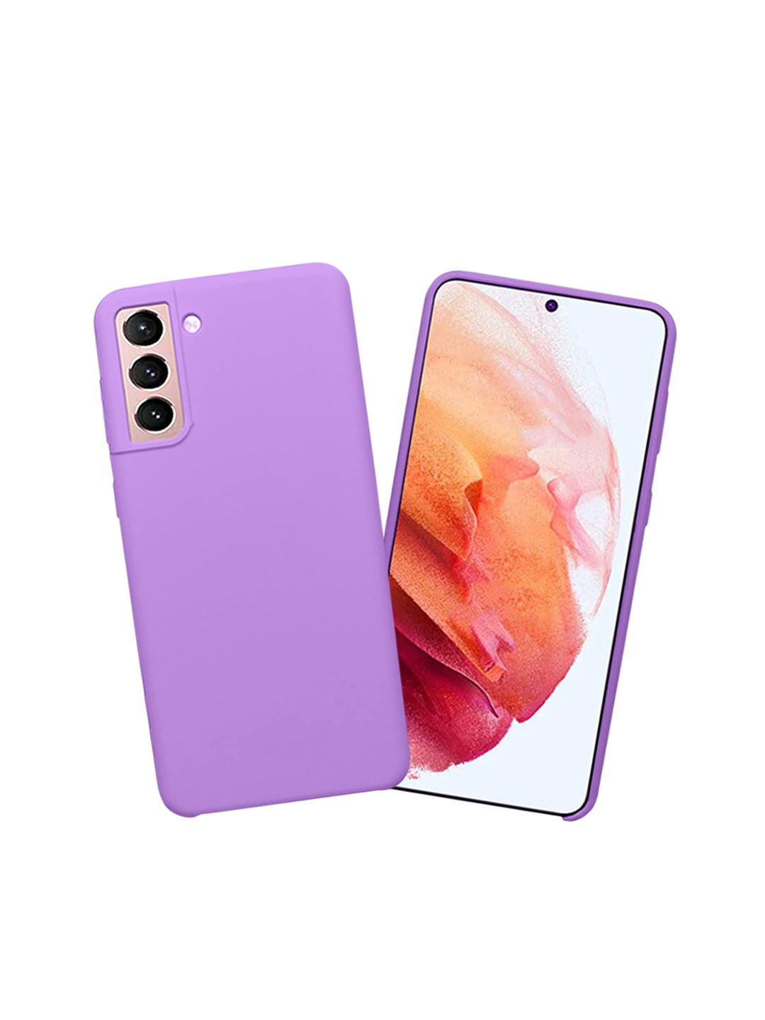 LIRAMARK Liquid Silicone Soft Samsung S21 Back Case