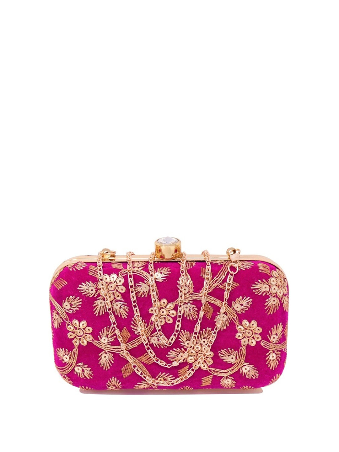 Rapid Costore Embroidered Box Clutch