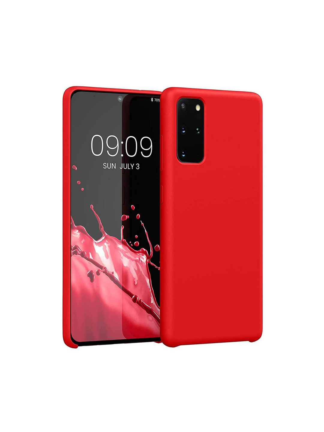 LIRAMARK Liquid Silicone Soft Samsung Galaxy S20 Plus Back Case