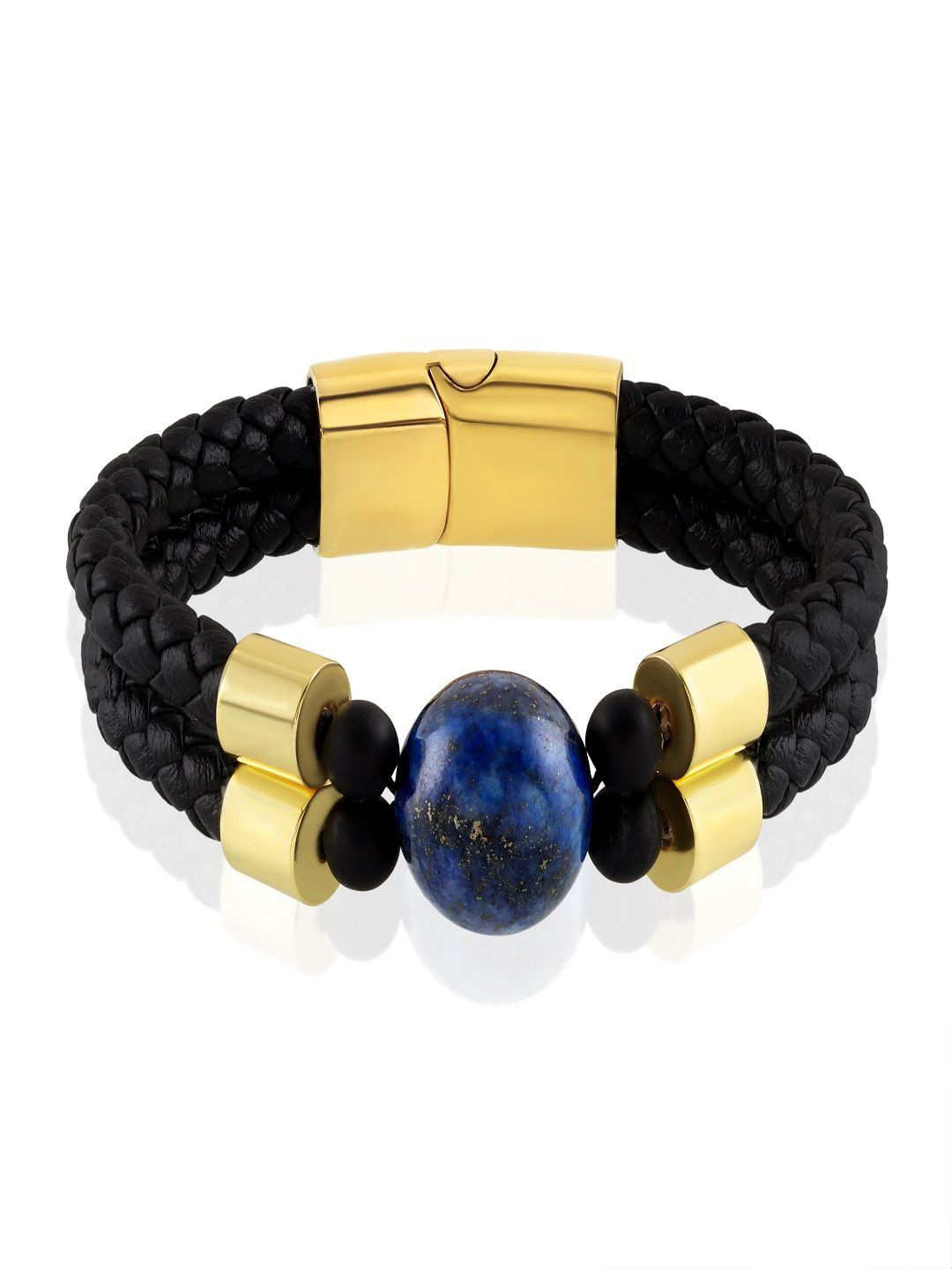 Nirvana Men Lapis Lazuli Wraparound Bracelet