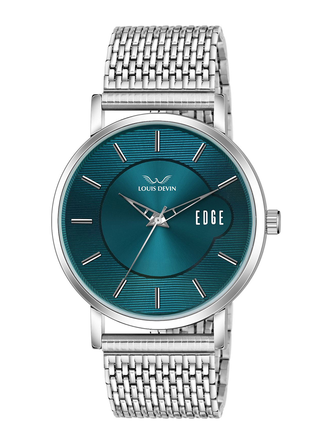LOUIS DEVIN Men Brass Straps Analogue Watch LD-GR092-BLU-CH