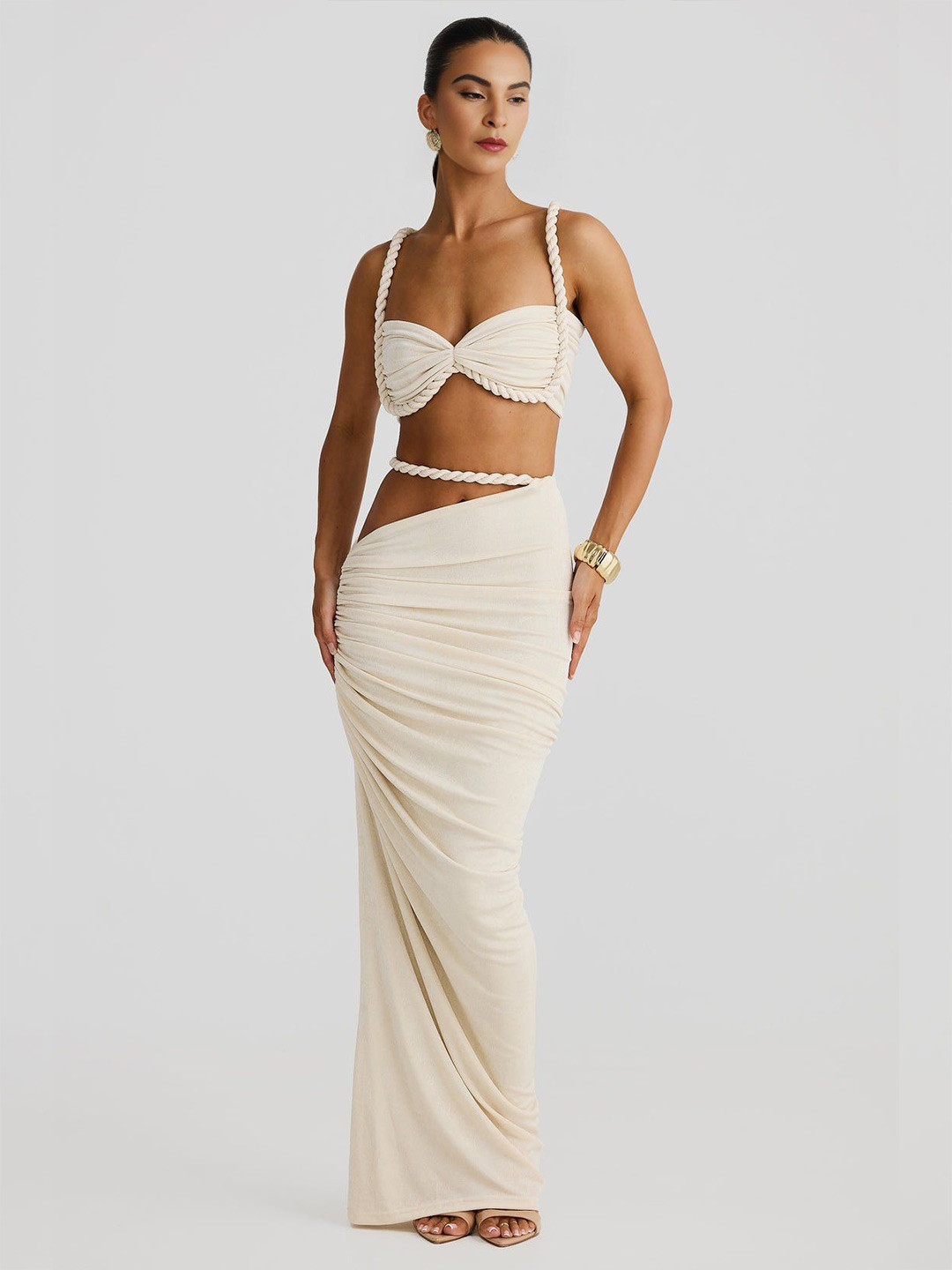 Bee Boe Coastal Charm Maxi Pencil Skirt