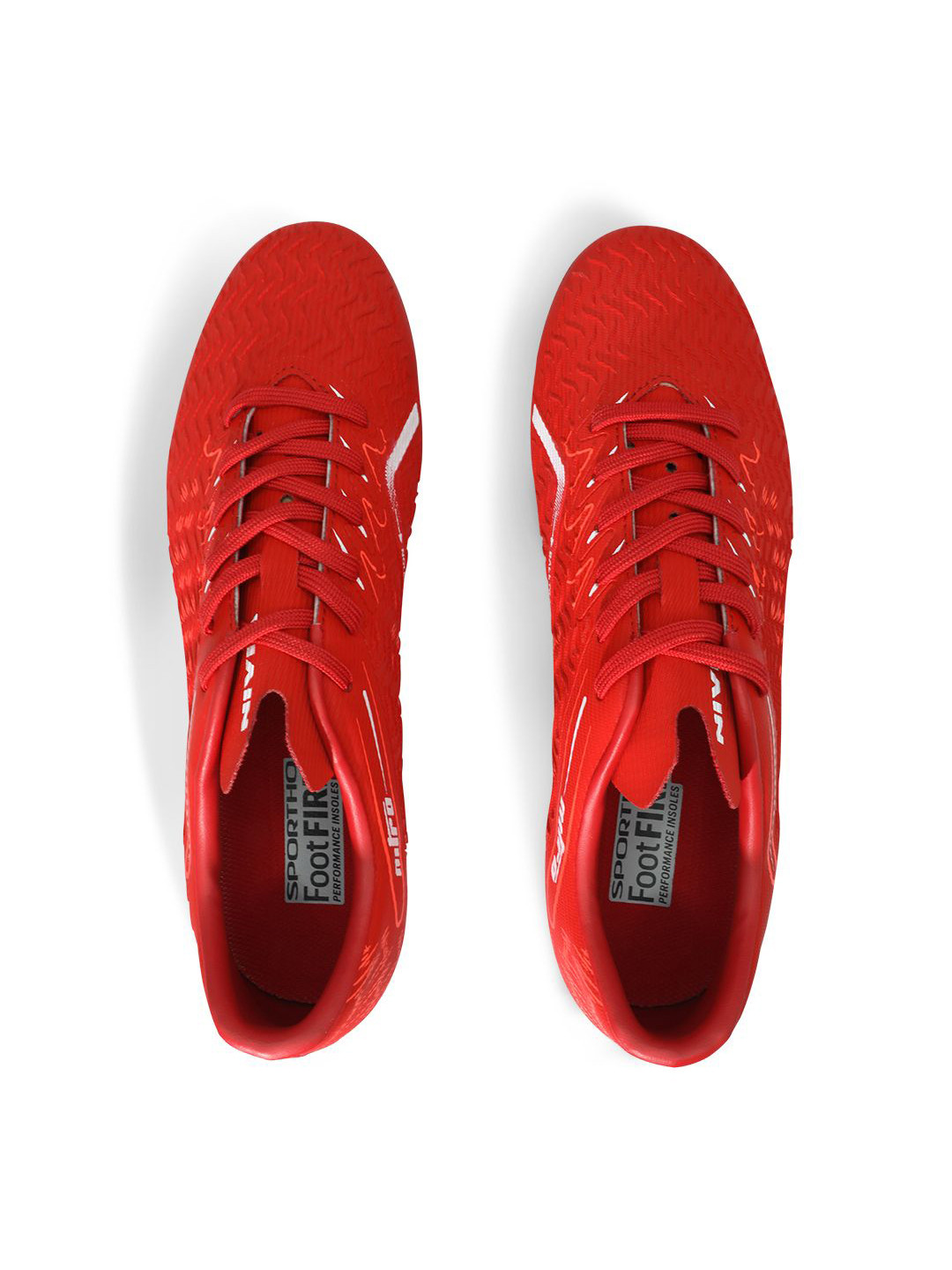 Nivia Men Red Nitro Football Shoes