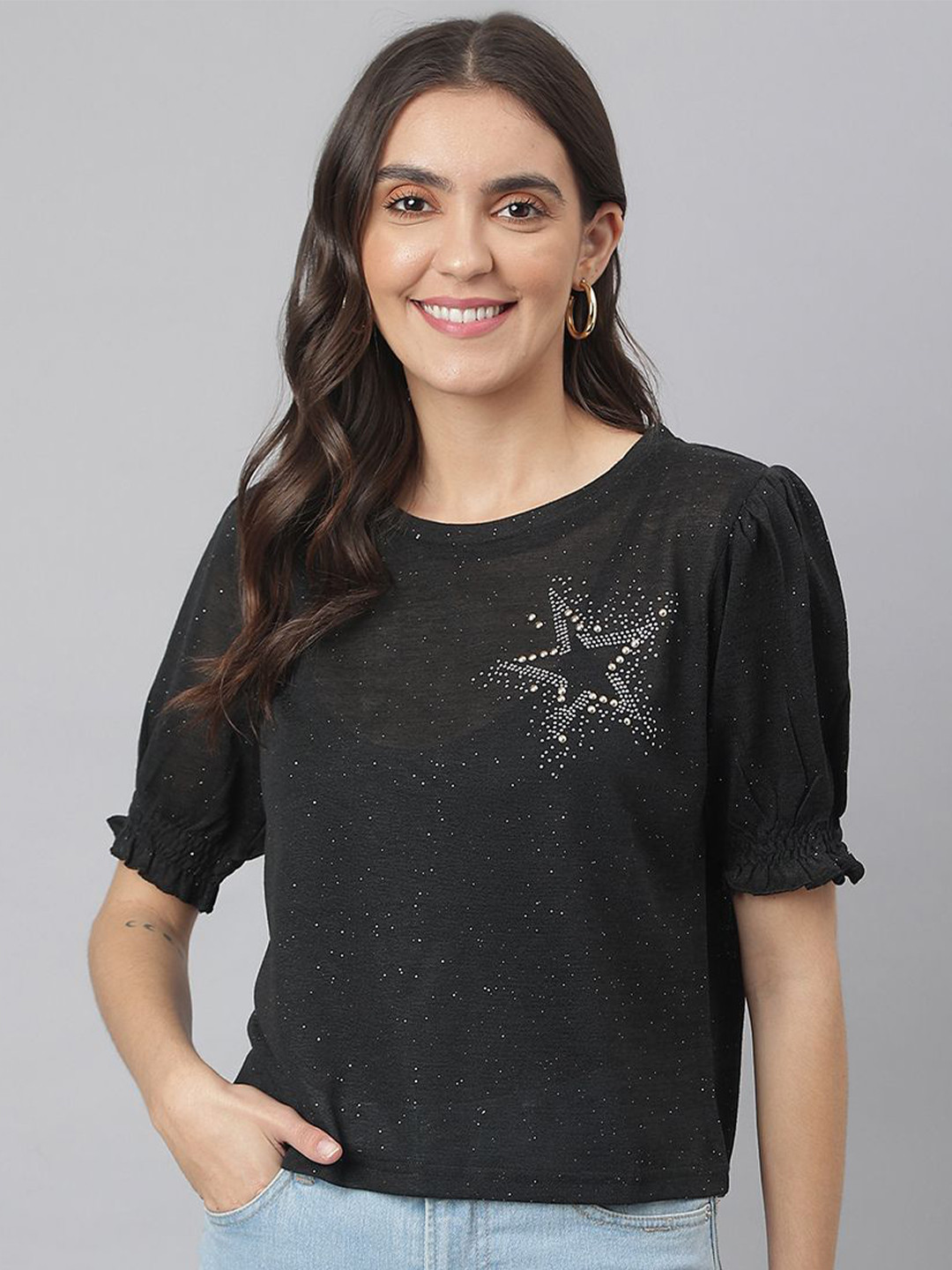 Miss Grace Puff Sleeve Top