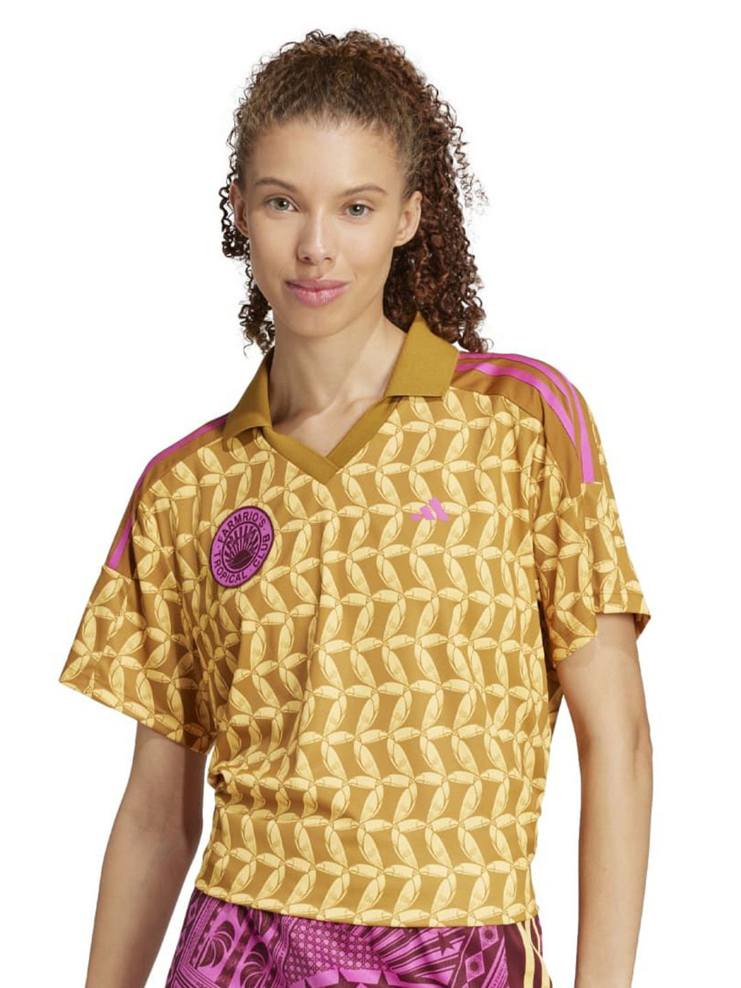 ADIDAS Farm Tiro Printed Polo Collar T-Shirt