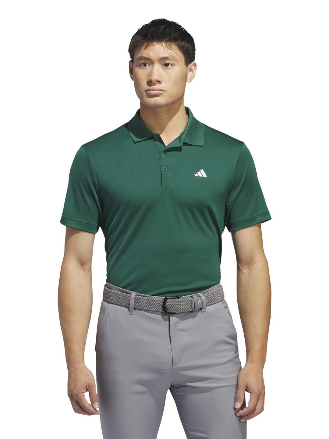 ADIDAS Adi Prf Lc Brand Logo Printed Polo Collar T-Shirt