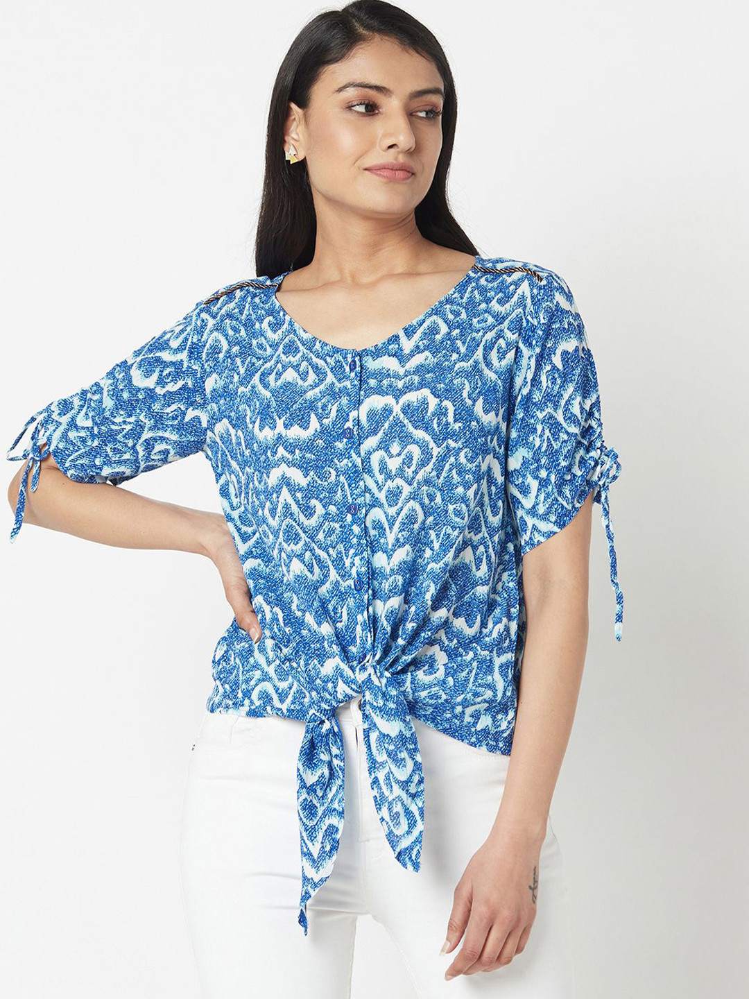 Miss Grace Print Top