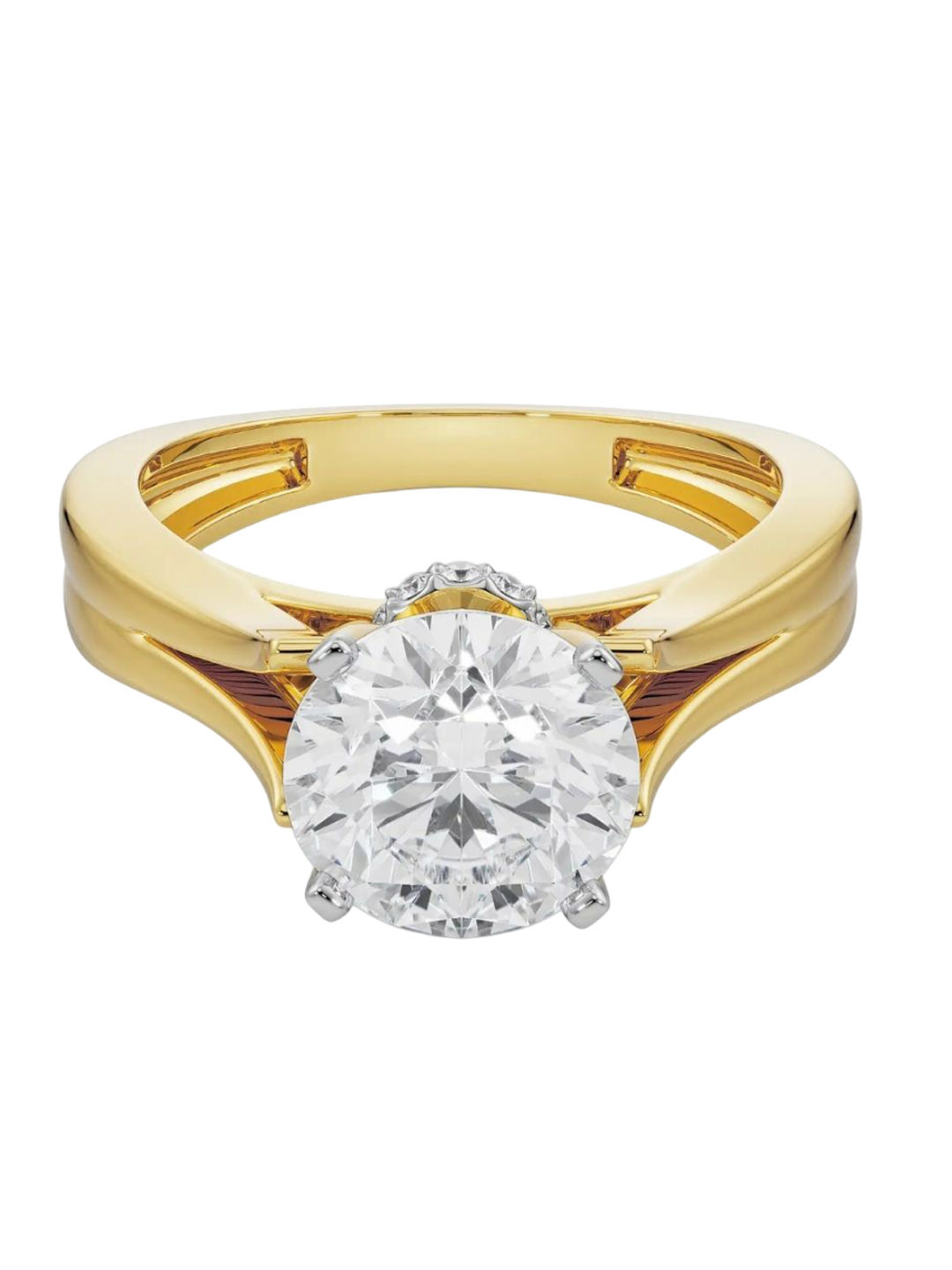 Emori Victoria Lab Diamond Ring in 18KT Gold