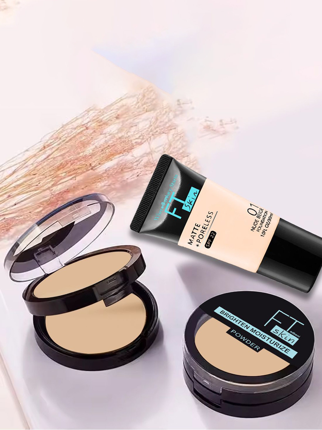 Adbeni Set Of 2 Seamless Glow Makeup Combo