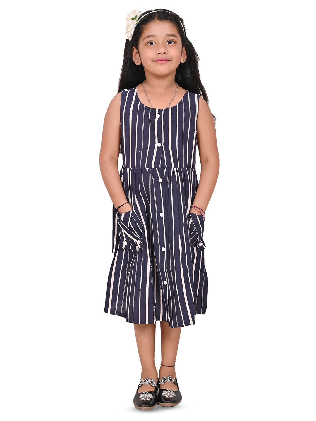 Billion Polka Dot Print A-Line Dress