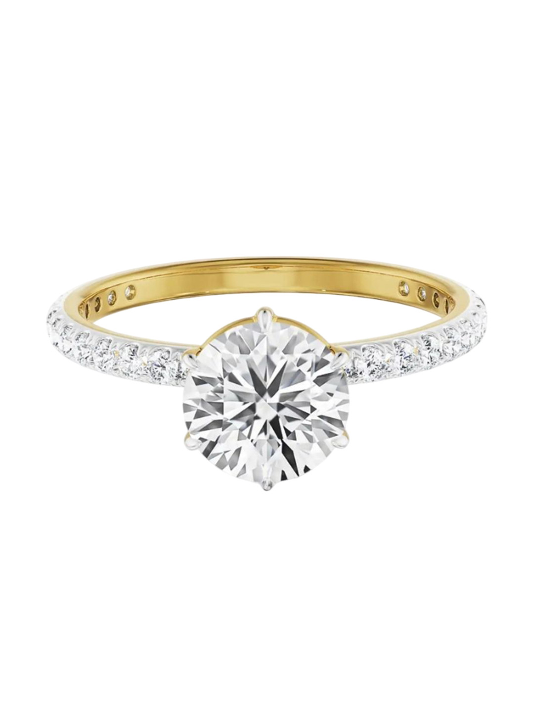 Emori 1 CT Classic Engagement Lab Diamond in 14KT Gold Ring