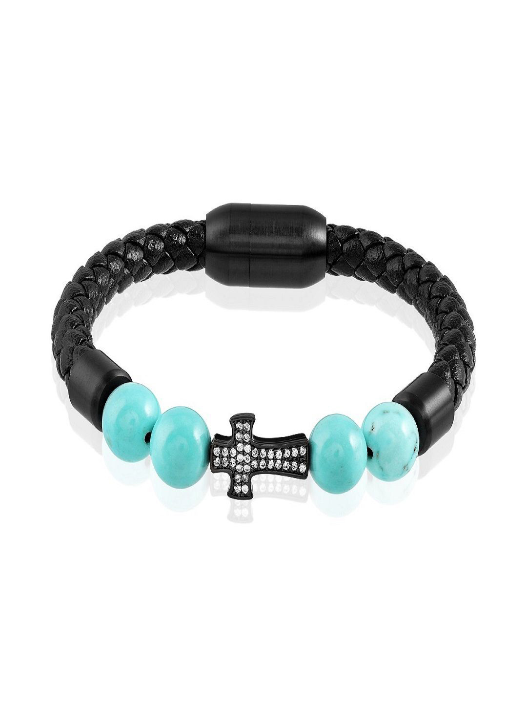 Nirvana Men Turquoise Wraparound Bracelet