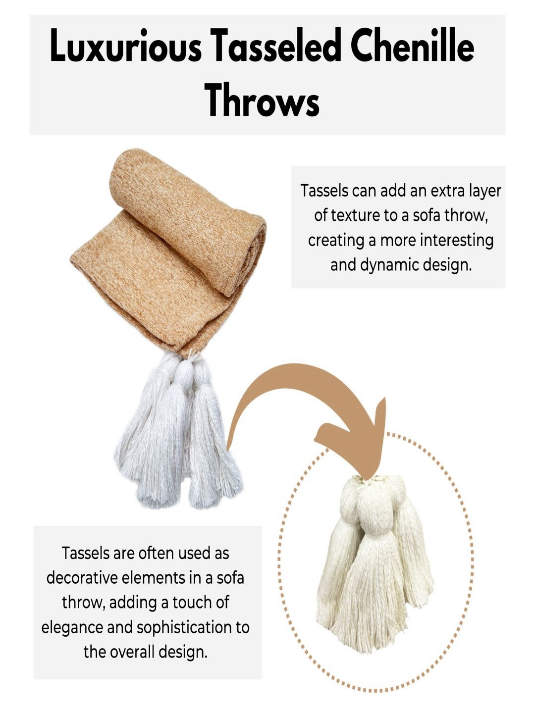 Fashion Throw Beige & White Self-Design Lightweight & Breathable Throw