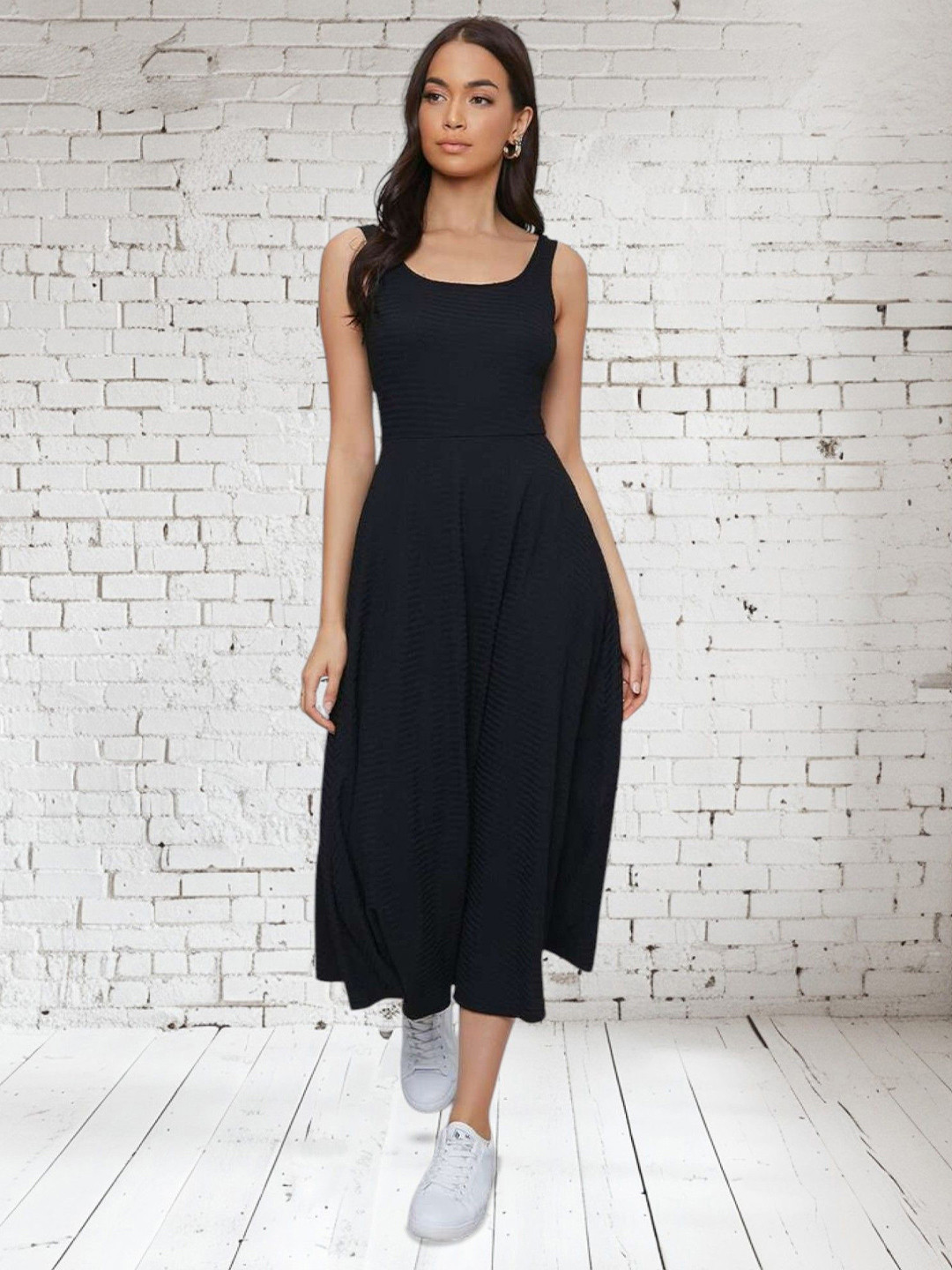 Areca Designer Fit & Flare Midi Dress