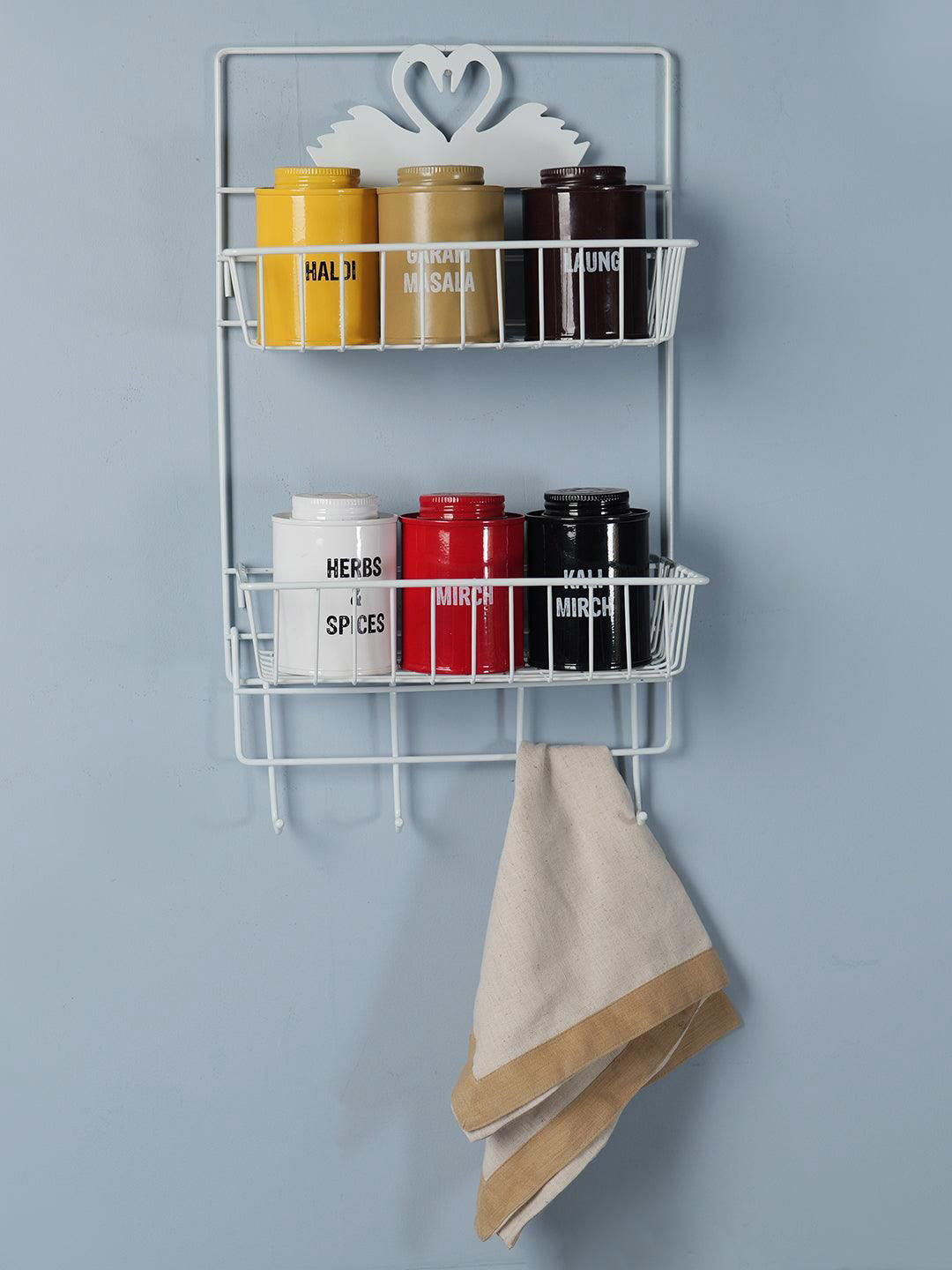 MARKET99 White Set of 1 Regular Multi-Utility Organisers