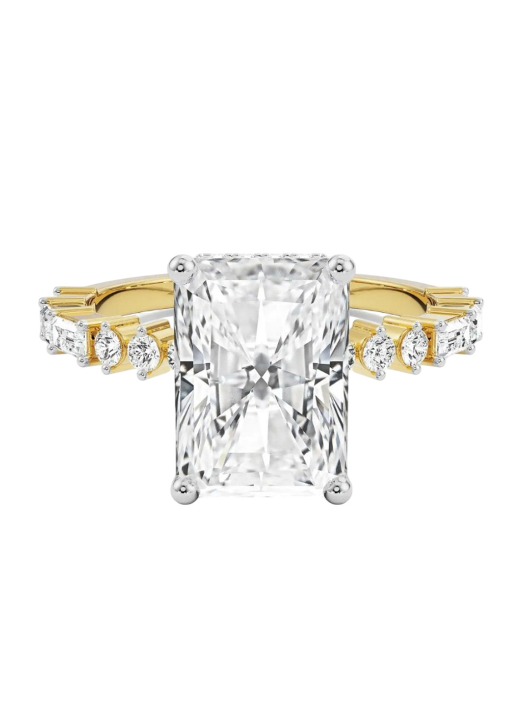 Emori Saira Radiant Engagement Lab Diamond in 14KT Gold Ring