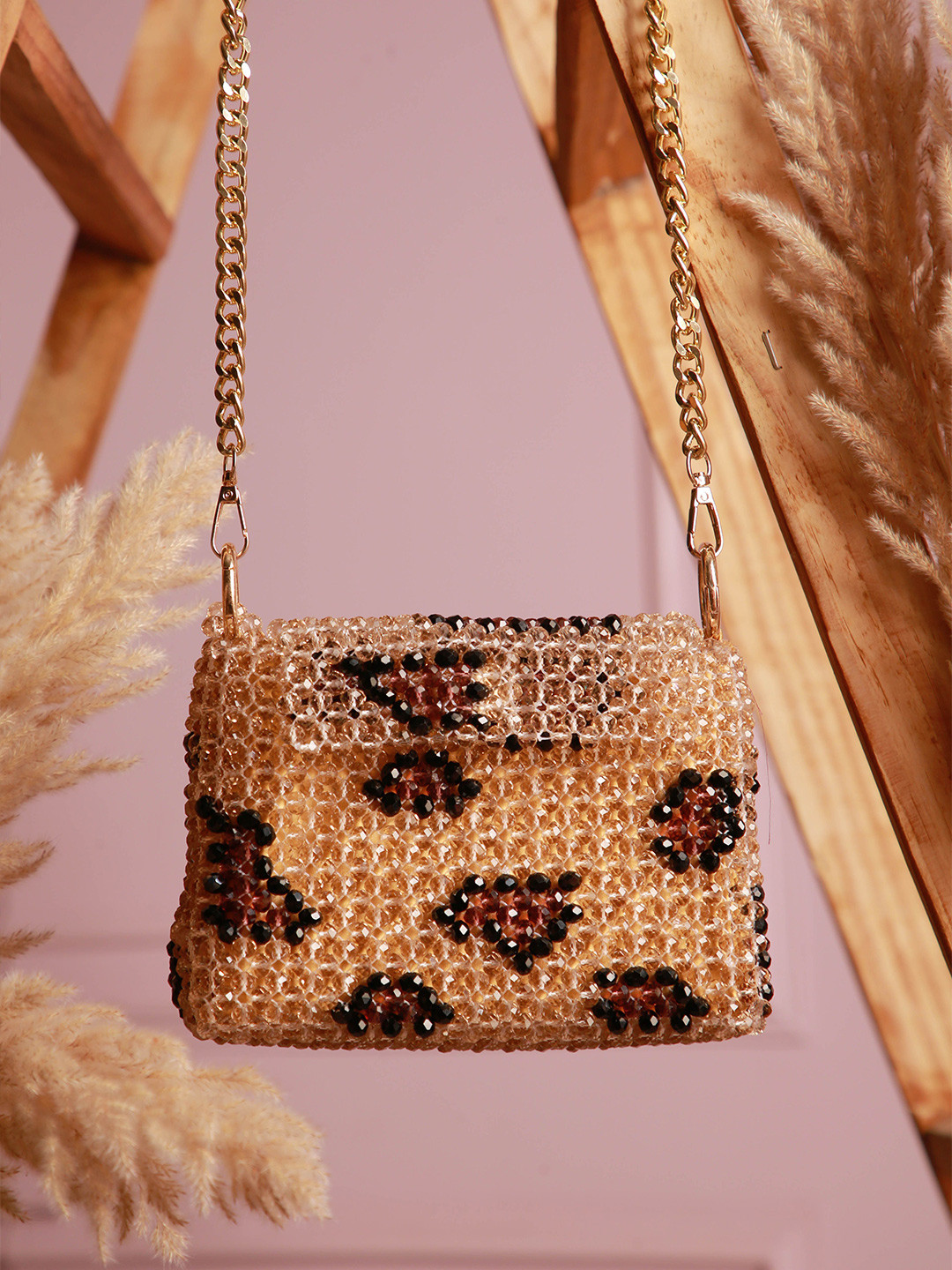 Chiaro Women Savanna Embellished Envelope Party Clutch