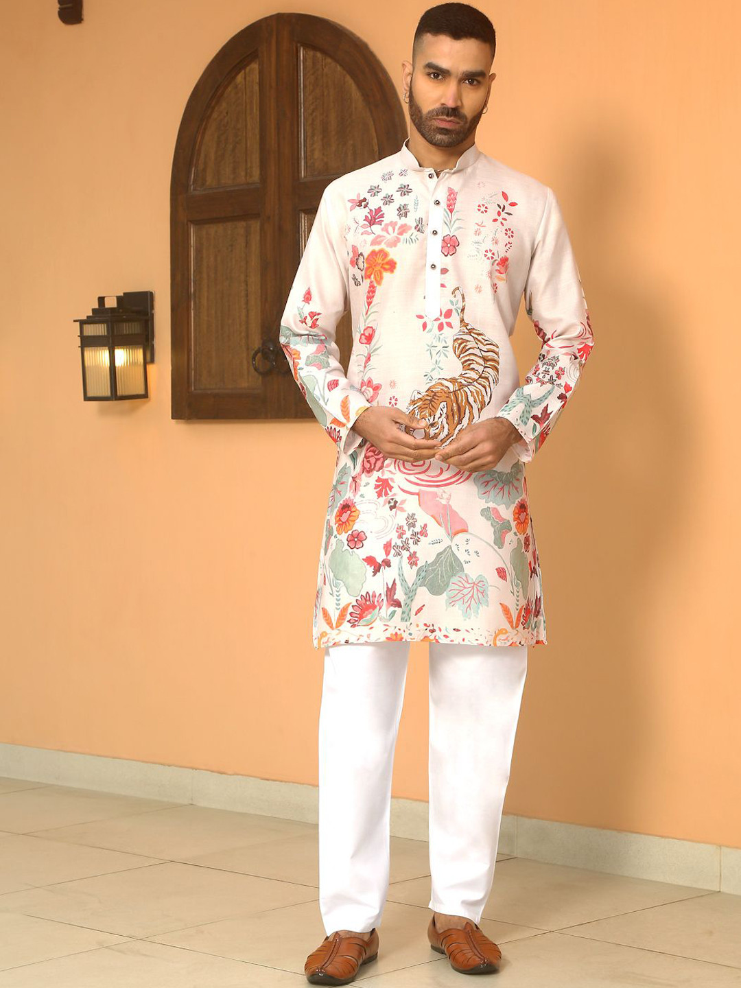 KRAFT INDIA Men Printed Kurta
